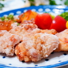 鶏のから揚げ＆新じゃがいものガーリックバターじょうゆ  