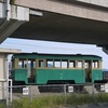 笠岡駅付近に遺る井笠鉄道の面影