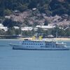 　海辺の風景・銀河と宮島の桜