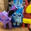 〈ポケモン〉イーブイの進化系を工作してみた！