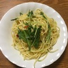 水菜と柚子胡椒のペペロンチーノを作ってみた！