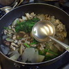 幸運な病のレシピ（ 367 )朝：煮しめ、麻婆豆腐、サラダチキン