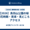 【2026】鳥羽山公園の桜｜開花時期・見頃・見どころ・アクセス