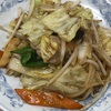 美保野ポークの肉野菜炒め（ぎょうざの満州/つつじヶ丘）