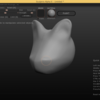Sculptrisで狐面モデリング(モデリングしただけ)