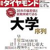 週刊ダイヤモンド 2017年 9/16 号　1982～2017 大学の序列 35年の偏差値と就職実績で迫る／北朝鮮の核保有に日本の対抗手段は無力