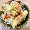かしやま（田端）天ぷらうどん＋ちくわ天