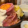 【ローストビーフ大野@池袋】国産A4ランク以上の黒毛和牛のローストビーフ丼。肉の旨味が想像を越える！【黒毛和牛のローストビーフ丼定食】