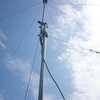 バーチカルアンテナ設置記 CushCraft MA-6VA  地上高修正