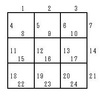 マッチ棒パズル・正方形除去問題（５）