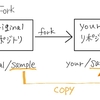 本家リポジトリを自分のリポジトリに反映させるまで