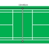 バドミントンシングルスのコートの広さとは？図解でわかるラインと戦術ポイント！
