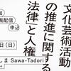 「障害者による文化芸術を推進する法律」と人権