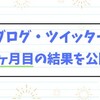 【ブログ1ヶ月目】12月のブログ・ツイッターの結果を公開！PV数、フォロワーなど