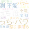 　Twitterキーワード[えっちパワー]　09/22_18:01から60分のつぶやき雲