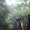 雨上がりの深山の滝へMTBポタリング