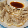 チルド餃子カリカリ焼きと蒸し茄子ネギダレ