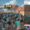 Zwift 453 Tour de Watopia RIde 2023 Stage 2 CはOS落車