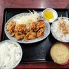 西川口の「あおき食堂」でからあげ定食を食べました🐔