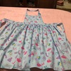孫娘の誕生日プレゼントにエプロンを作りました