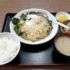 西川口の「あおき食堂」で鳥すき煮定食を食べました★