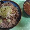 偶には家で牛丼を作ろう