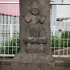 千葉県の庚申塔 #48（四街道市池花2丁目・内黒田自治会館）