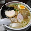 【函館麺厨房あじさい 札幌ラーメン共和国】特塩ラーメンからのチャーハン