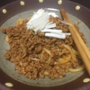 肉そぼろうどん