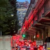 じごくの渋滞雨の金曜日