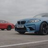 3Lターボ vs 5L NA!BMW M2 クーペ vs フォード マスタングGT 動画