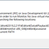 【Android】A Java Runtime Environment (JRE) or Java Development Kit (JDK) must be available in order to run Monitor