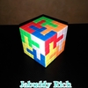 ルービックキューブで模様を作りました！　Rubik's Cube art design