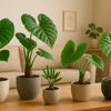 【クワズイモ】つやつやハート型の葉っぱが魅力💚おしゃれ観葉植物の育て方と楽しみ方🌿
