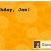 Happy Birthday! JON!!　
