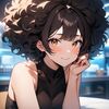 afro hair (アフロの髪) by Animagine XL V3.1