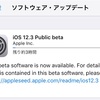 iOS 12.3、tvOS 12.3初のPublicBetaをリリース