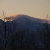 甲斐駒ケ岳に掛かる雲