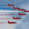 イギリス空軍アクロバットチーム「レッドアローズ」の展示飛行／珠海エアショー（５）