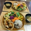 鳥〇食堂×タニタカフェ。定食ステーキ／とり天