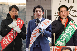 2026衆院選　新潟5区は梅谷、高野、高鳥の3氏が立候補　街頭などで第一声