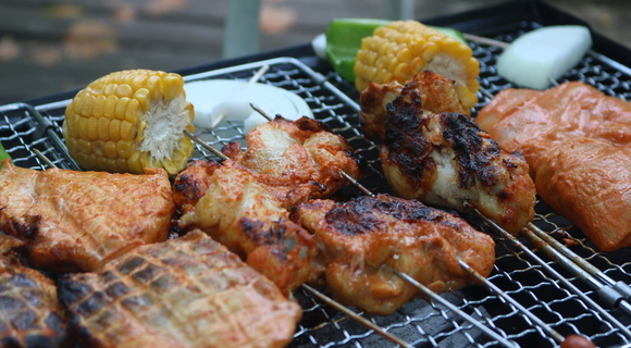 夏だ！キャンプだ！バーベキューだ！タンドリーチキンを焼こう