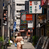 Back alley woman