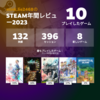 2023年の私のsteam年間レビュー