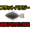 【ベイトブレス】テールが上下動する扁平ボディーのギル型(?)ワーム「フラットバグジー」通販予約受付開始！