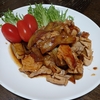 今夜は・・・手作りの､豚肉の生姜焼きメインで　😃⤴️