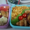 唐揚げ+チキンライス　もーちゃん弁当