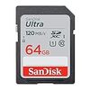 【 サンディスク 正規品 】 SDカード 64GB SDXC Class10 UHS-I 読取り最大120MB/s SanDisk Ultra SDSDUN4-064G-GHENN エコパッケージ