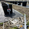 第10農園 ポットの微調整・配水管完了