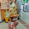 新潟市西区　新潟ふるさと村絵日記　柿パフェ